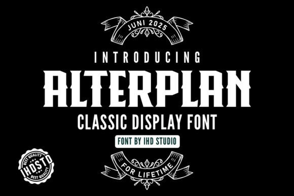 Alterplan Font Review for Creative Makers and Designers