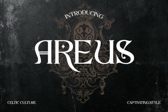 Areus Font – Elevate Your Brand with Celtic Vintage Style