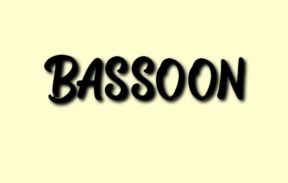 Bassoon Display Font for Bold Digital Branding