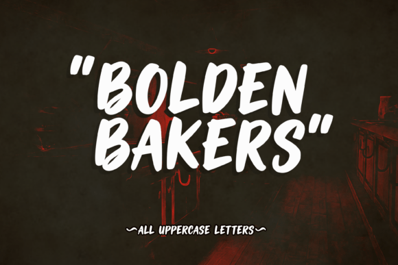 Bolden Bakers Font for Bold Bakery Campaigns