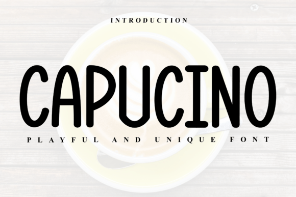 Capucino Font: A Playful Typeface for Holiday Creations