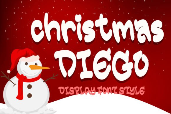 Christmas Diego Font Review: A Festive Display Typeface for Holiday Branding