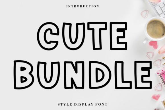 Cute Bundle Display Font for Eye-Catching Branding and Marketing