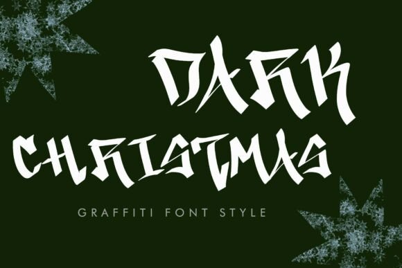 Dark Christmas Font for Creative Branding