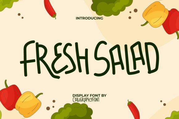 Fresh Salad Font Adds Organic Flair to Web Typography