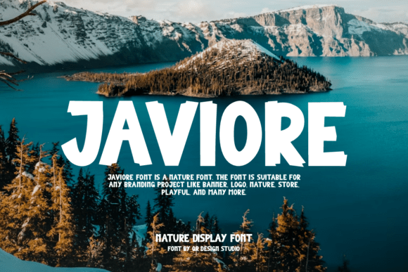 Javiore Display Font for Bold Editorial Design
