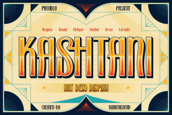 Kashtani Font for Stylish Branding and Vintage-Inspired Design