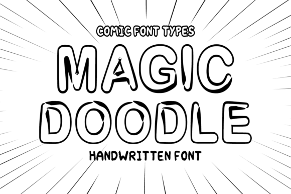 Magic Doodle Font for Creative Campaigns and Display Typography