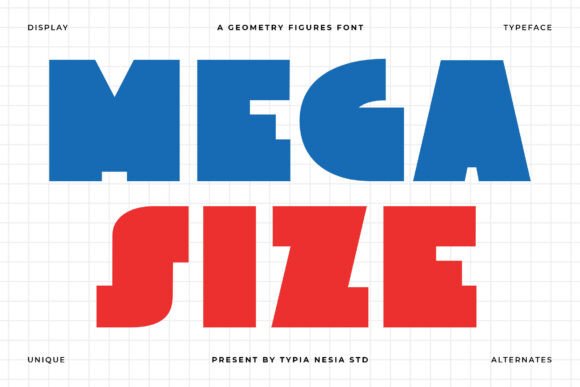 Mega Size: A Bold Display Font for Modern Design