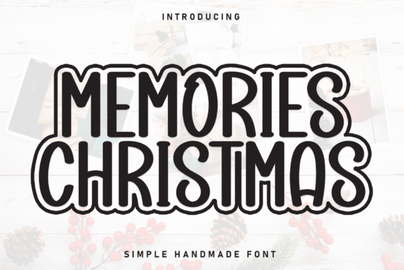 Memories Christmas Font for Professional Branding