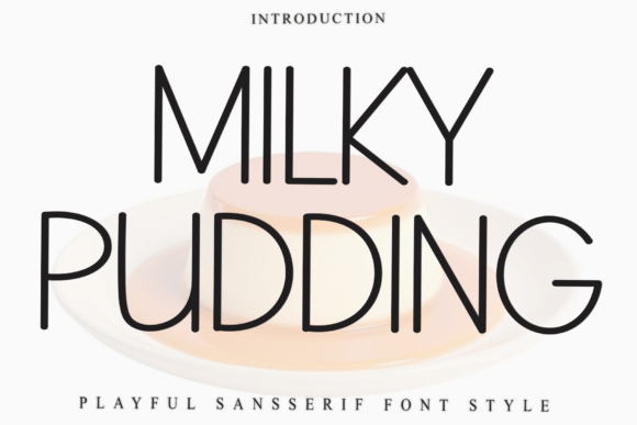 Milky Pudding: A Festive Display Font for Web Designers