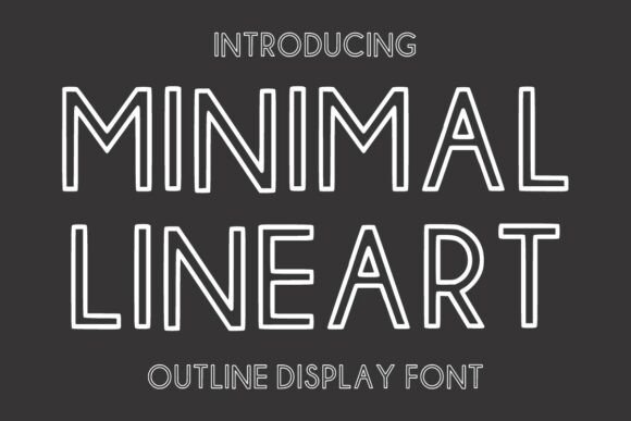 Minimal Line Art: A Versatile Display Font for Web Designers