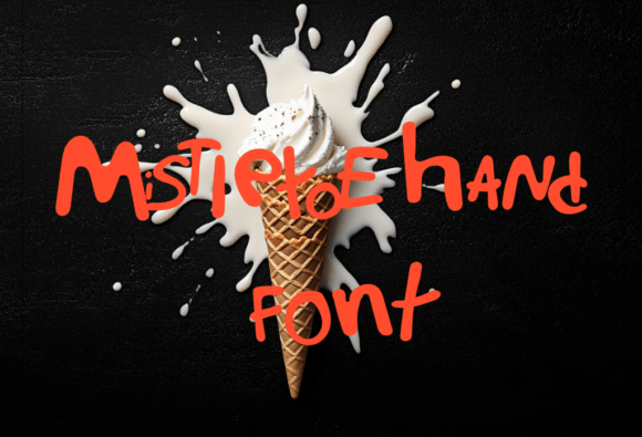 Mistietoe Hand Font for Playful Web Design and Branding