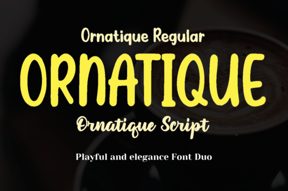 Ornatique Font: A Marketer’s Secret for Eye-Catching Campaigns