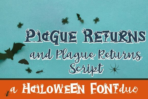Plague Returns Duo Font: A Grungy Halloween Typeface for Memorable Branding