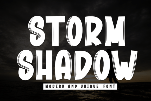 Storm Shadow Font for a Modern and Playful Brand Identity