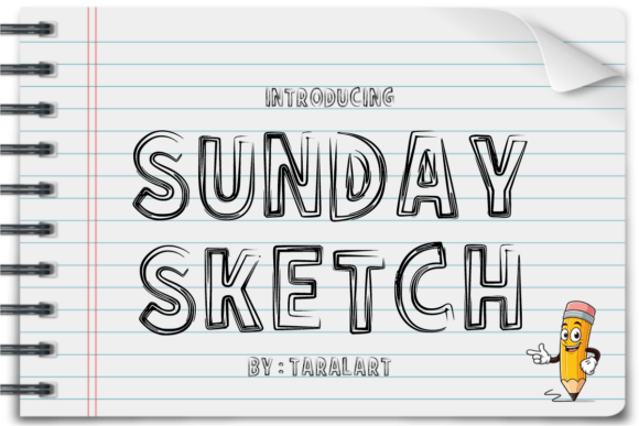 Sunday Sketch Font: A Creative Display Typeface for Bold Branding