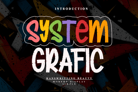 System Grafic Font for Creative Projects